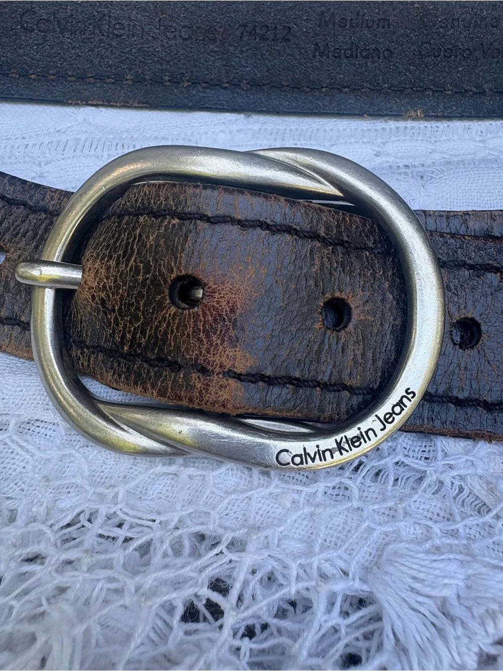 Vintage Calvin Klein Jeans Belt Medium